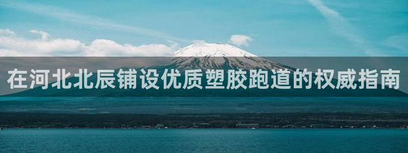 凯时是AG优质运营商：在河北北辰铺设优质塑胶跑道的权