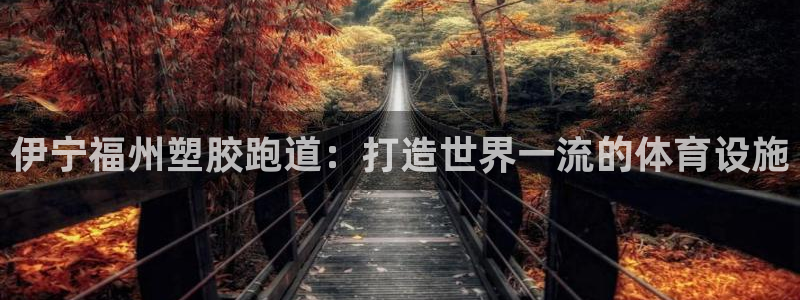 z6尊龙平台是哪里的：伊宁福州塑胶跑道：打造世界一流的体育设施