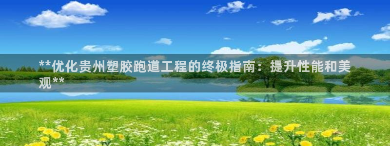 尊龙旗舰厅app：**优化贵州塑胶跑道工程的终极指南：提升性能和美
观**