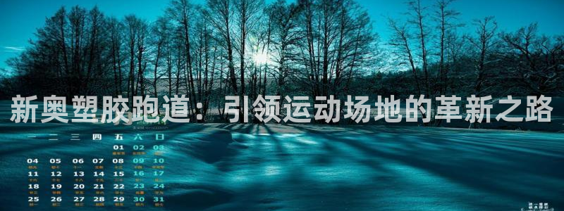 尊龙凯时老板是谁：新奥塑胶跑道：引领运动场地的革新之路