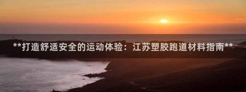 尊龙人生就是博登录首页：**打造舒适安全的运动体验：江苏塑胶跑道材料指南**