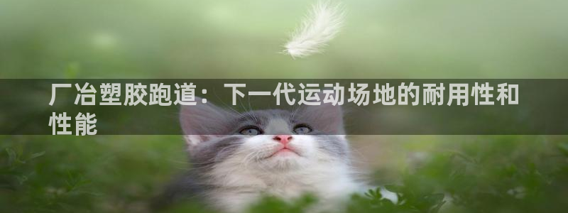 凯时k66官方发布：厂冶塑胶跑道：下一代运动场地的耐用性和
性能