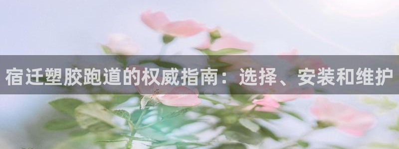 尊龙游戏官网：宿迁塑胶跑道的权威指南：选择、安装和维