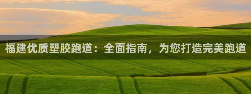 尊龙目前在哪：福建优质塑胶跑道：全面指南，为您打造完美跑道