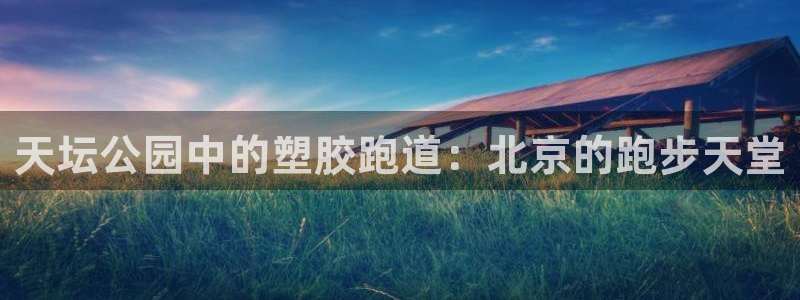 尊龙凯时的最新消息：天坛公园中的塑胶跑道：北京的跑步