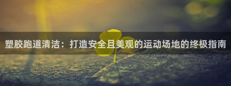 尊龙官网网站：塑胶跑道清洁：打造安全且美观的运动场地