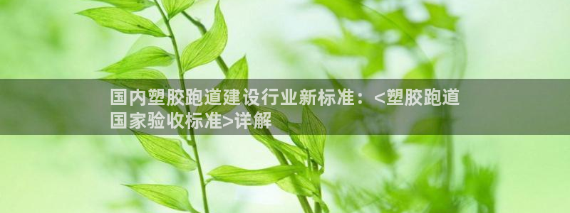 尊龙凯时推荐人：国内塑胶跑道建设行业新标准：<塑胶跑道
国家